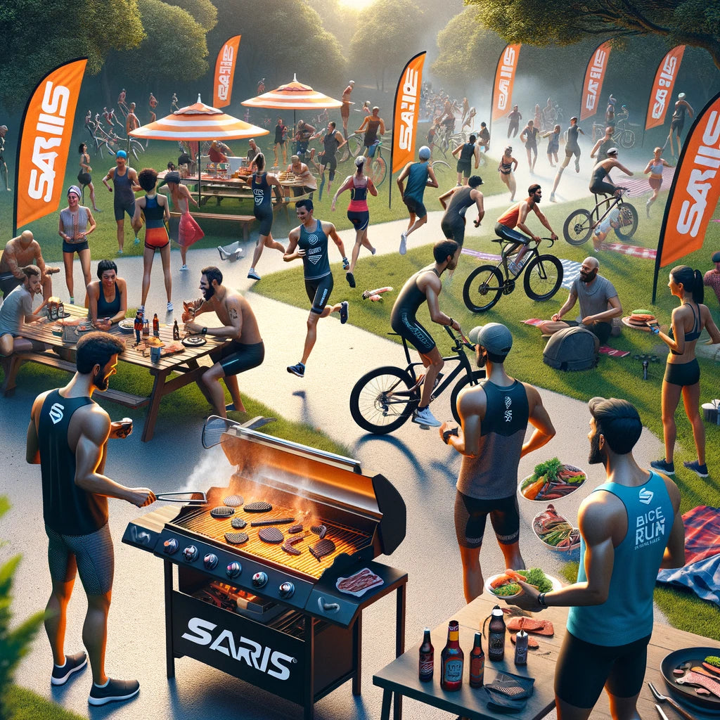 BASE-B-QUE Ride Run and Grill with SARIS