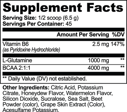 BASE BCAA Recovery Powder — Honeydew Watermelon