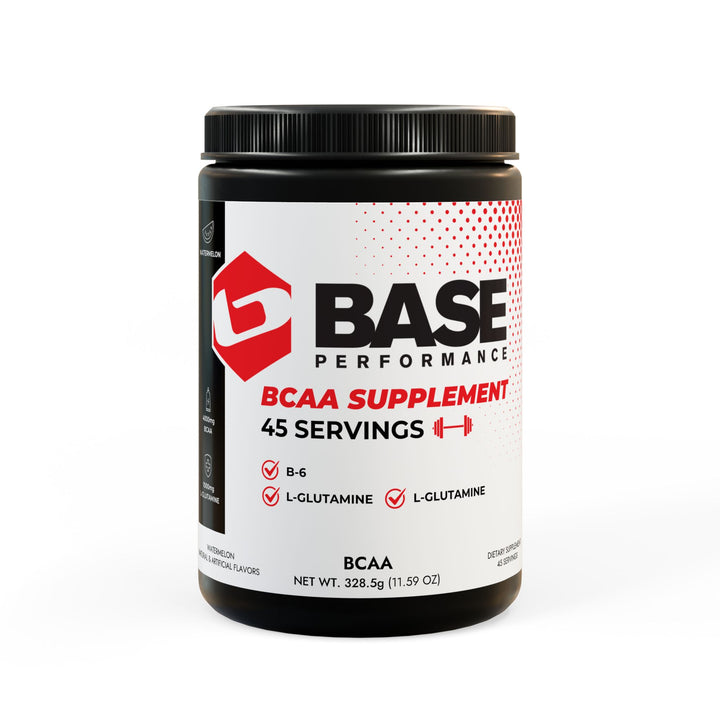 BASE BCAA Supplement, Watermelon (325g, 11.46oz, 45 servings)