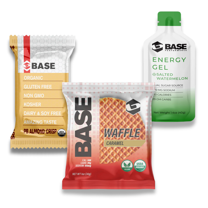 12 Gels + 12 Bars + 12 Waffles (Caramel)