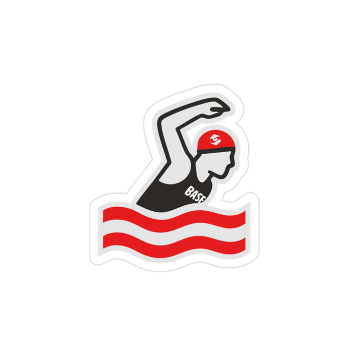 Swimming Die-Cut Sticker