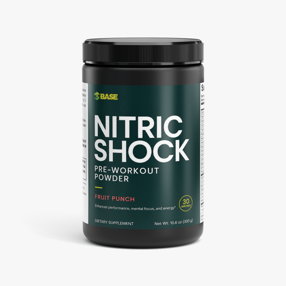 BASE Nitric Shock Pre-Workout — Fruit Punch