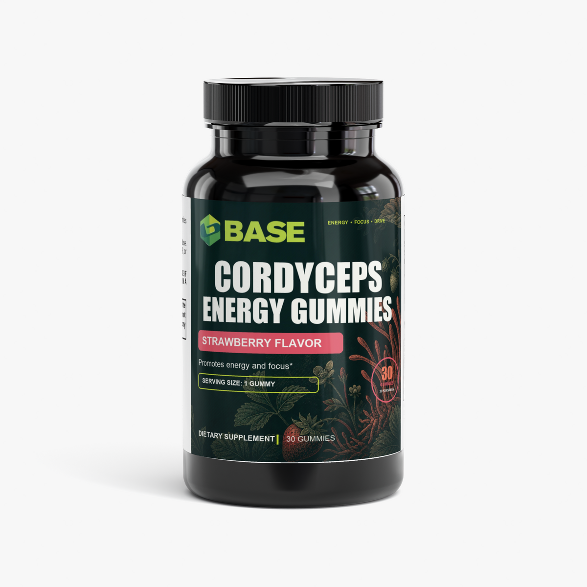 BASE Cordyceps Energy Gummies