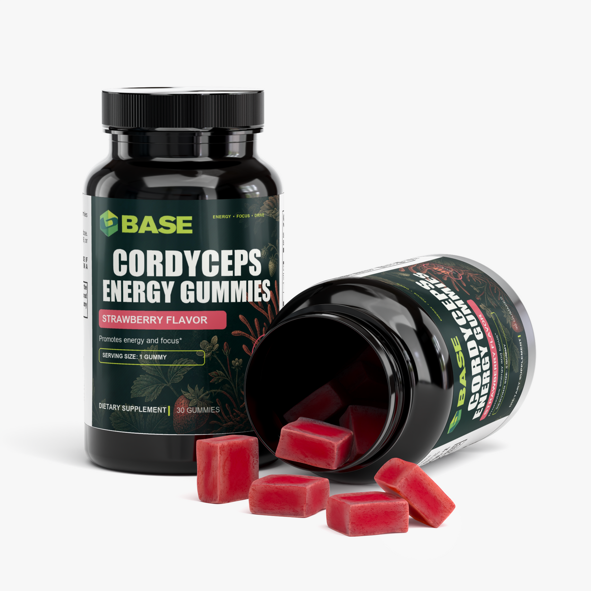 BASE Cordyceps Energy Gummies