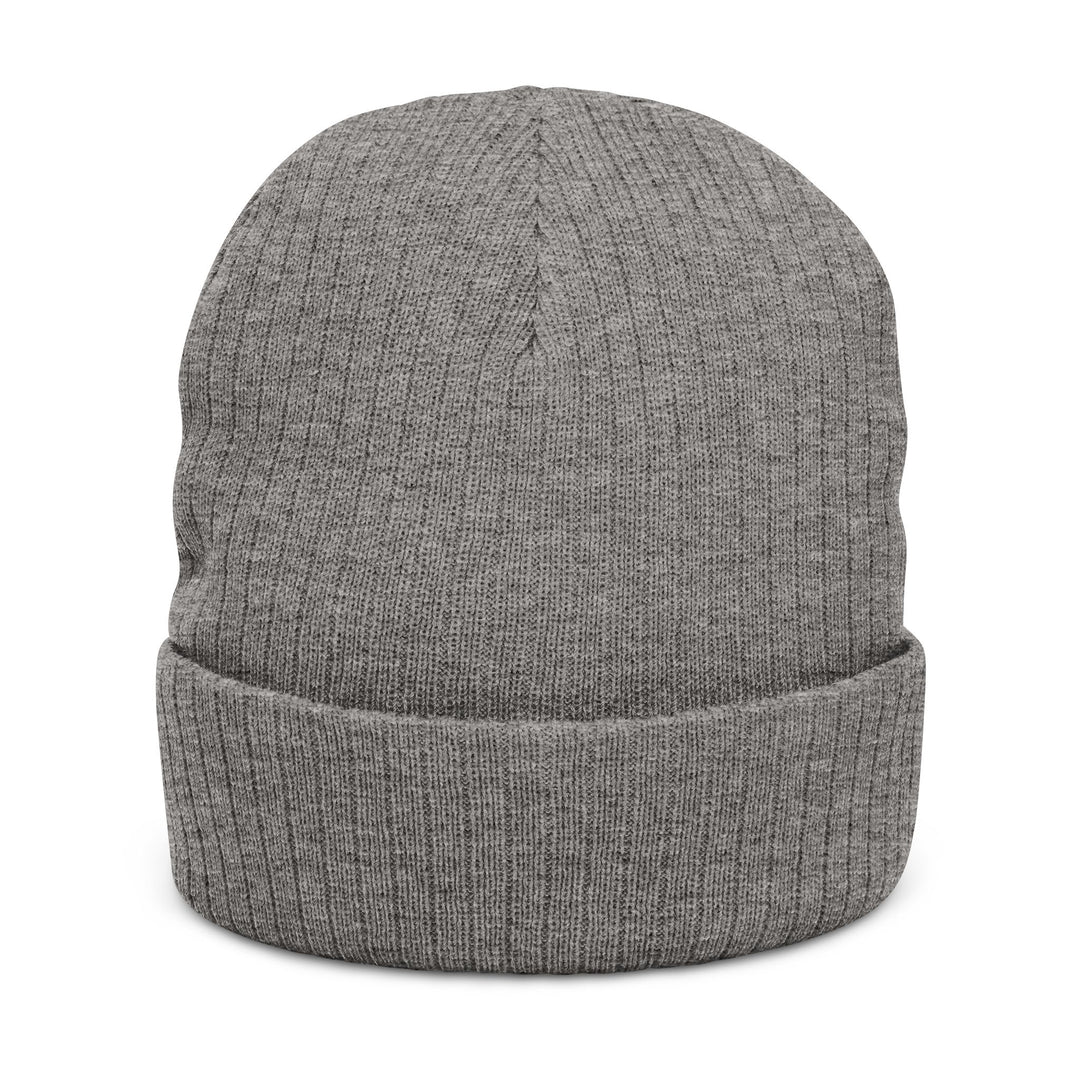 Embroidered Ribbed Beanie — Base