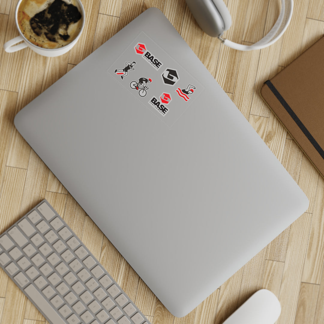 Sporty Sticker Sheet Bundle - 6pcs for Athletes and Fitness Lovers