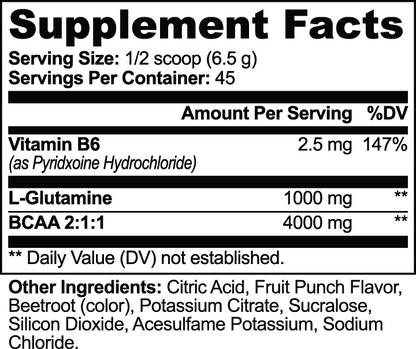 BASE BCAA Shock Powder — Fruit Punch