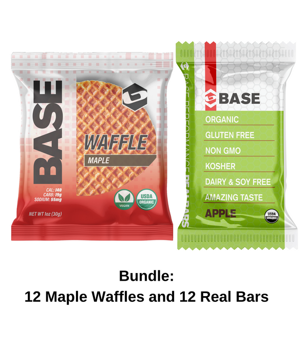 12 Base Waffles (Maple) + 12 Base Real Bars