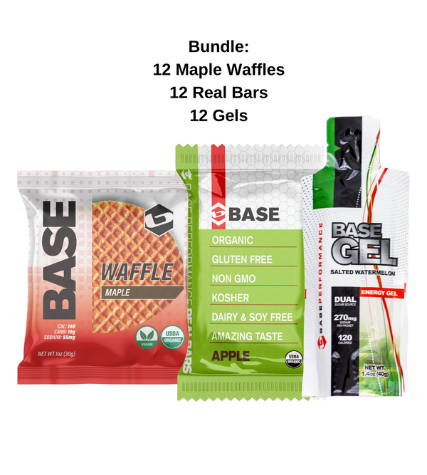 12 Gels + 12 Bars + 12 Waffles (Maple)