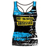 PT -  BLACK FEMALE RUN TANK - LARGE
