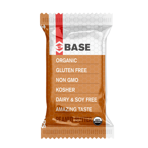 BASE Real Bars - Peanut Butter - Peanut Butter / Dates / Quinoa / Honey